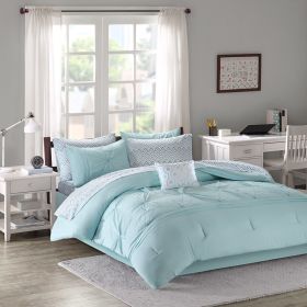 Intelligent Design Toren Embroidered Comforter Set with Bed Sheets