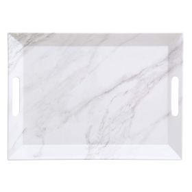 Better Homes & Gardens Marble Print Melamine Rectangle Tray