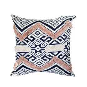 Handcrafted Jacquard Cotton Accent Throw Pillows (Set of 2)