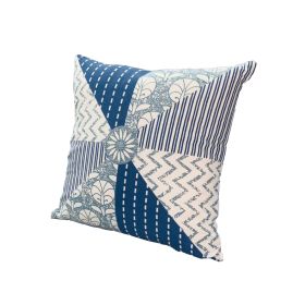 Set of 2 Geometric Pattern Accent Throw Pillows