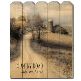 Country Road Take Me Home Artwork by Lori Deiter