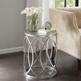 Arlo Metal Eyelet Accent Table