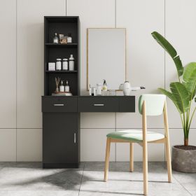 Modern Simple Hair Desk in Black