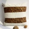 Aurora Luxe Linen Patchwork Pillow Cushion