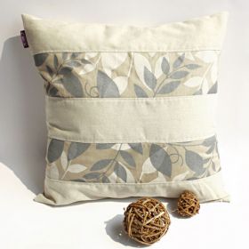 Onitiva Dream Land Linen Stylish Patch Work Pillow Cushion