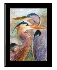 Blue Heron Duet Framed Wall Art