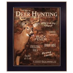 "Joy of Hunting Deer" Framed Print by Lori Deiter