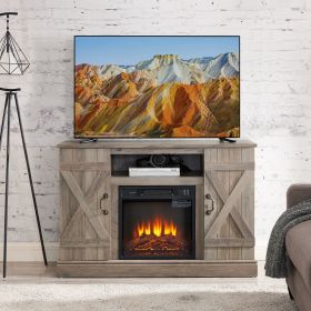 Farmhouse Fireplace TV Stand