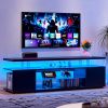 Gaming TV Stand with Ergonomic Design and Integrated Cable Management