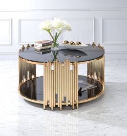 Tanquin Black Mirror Coffee Table