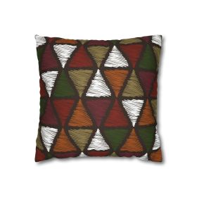 Forest Green and White Tribal Quilting Fabric Print Decorative Throw Pillow Covers