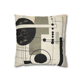 Geometric Abstract Decorative Throw Pillow Covers (Set of 2)