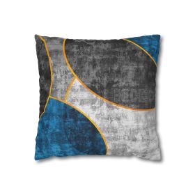 Circular Geometric Pattern Print Throw Pillow Cover Cases