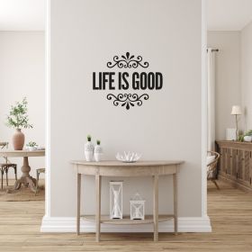 Decor - Life Is Good Removable Vinyl Wall Decal