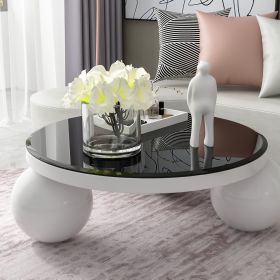 38.6-Inch Round Tempered Glass Table Top