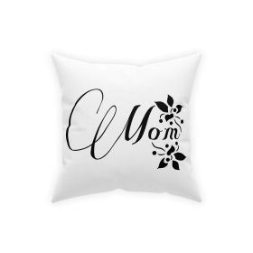 "Mom" Graphic Decorative Throw Pillow