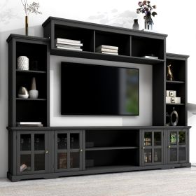 On-Trend Minimalism Style Entertainment Wall Unit with Bridge