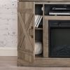 Farmhouse Fireplace TV Stand