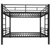 Versatile Twin Over Twin Metal Bunk Bed