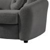 U-Style 87.7" Modern Curved Sofa