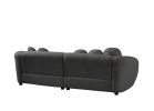 U-Style 87.7" Modern Curved Sofa