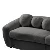 U-Style 87.7" Modern Curved Sofa