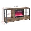 60-inch Electric Fireplace Media TV Stand