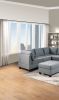 Gray Linen-Like Modular Sectional 9pc Set