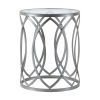 Arlo Metal Eyelet Accent Table