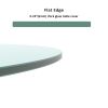 ElegantGlow 20-Inch Round Tempered Glass Table Top