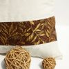 Aurora Luxe Linen Patchwork Pillow Cushion