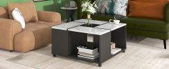 On-Trend Modern 2-Layer Coffee Table