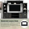 On-Trend Minimalism Style Entertainment Wall Unit with Bridge