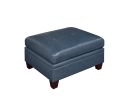 Royal Blue Luxe Leather Sectional Set