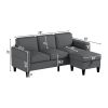 VersaComfort Reversible Sectional Sofa