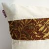 Aurora Luxe Linen Patchwork Pillow Cushion