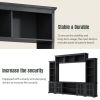 On-Trend Minimalism Style Entertainment Wall Unit with Bridge