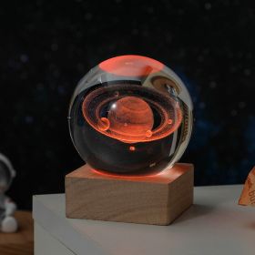 Cosmos Series Crystal Ball Night Light (Items: Saturn)