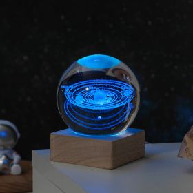 Cosmos Series Crystal Ball Night Light (Items: 8cm Solar System)