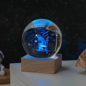 Cosmos Series Crystal Ball Night Light (Items: Little Prince And Rose)