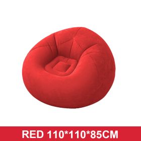 AirEase Portable Inflatable Sofa (Color: Red, Ships From: China)