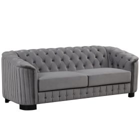 Elysian Mid Century Modern Sofa (Color: Gray)