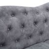 Elegant Chesterfield Velvet Sofa