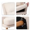 Relaxation Wingback Chair with Ottoman