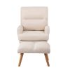 Relaxation Wingback Chair with Ottoman