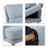 Relaxation Wingback Chair with Ottoman