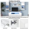 Modern LED Floating TV Stand Set